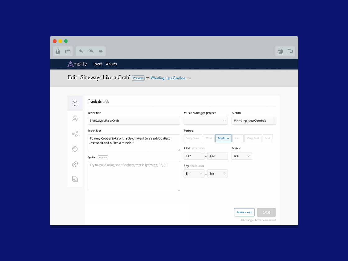 Amplify app ux design