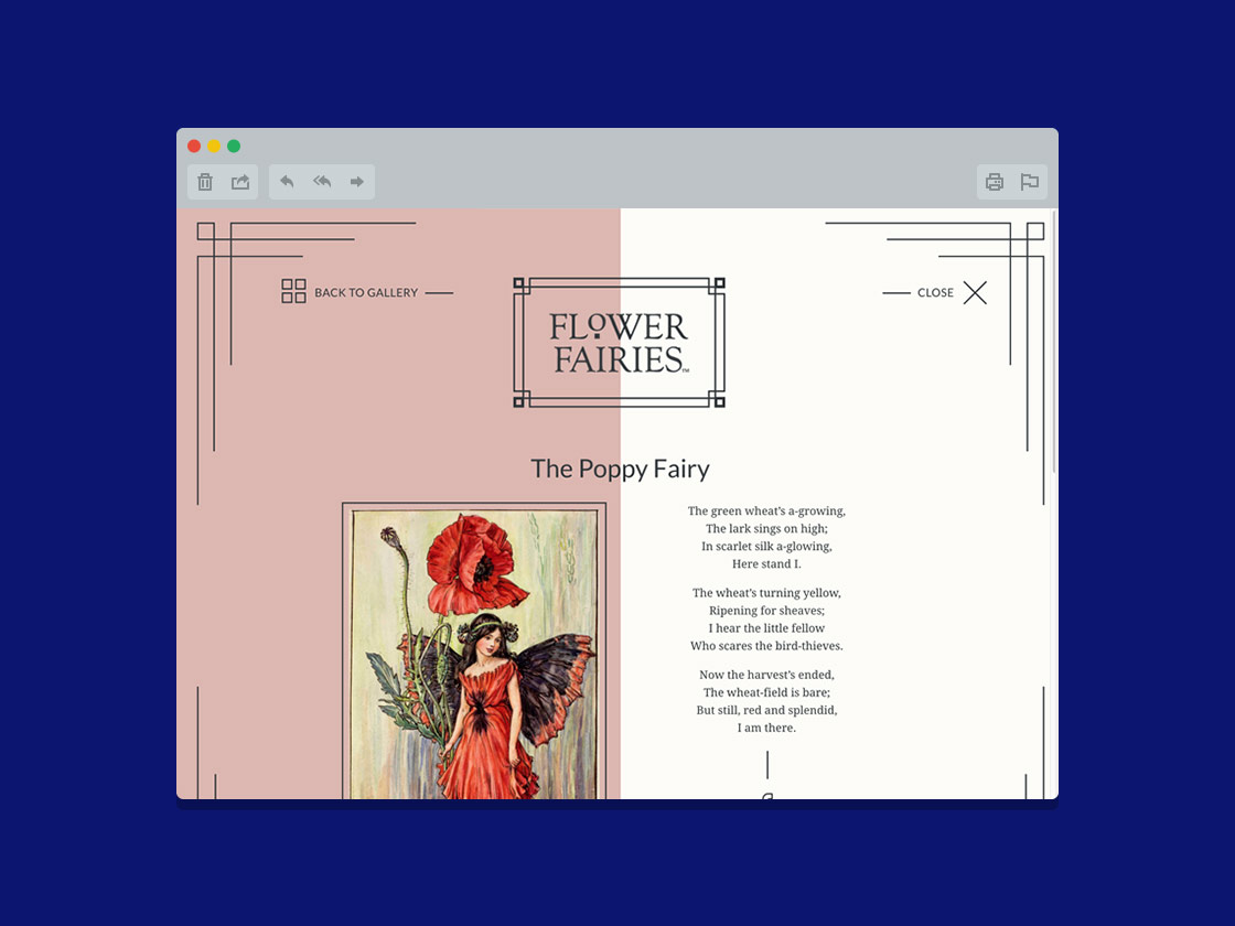 Flower Fairies Website